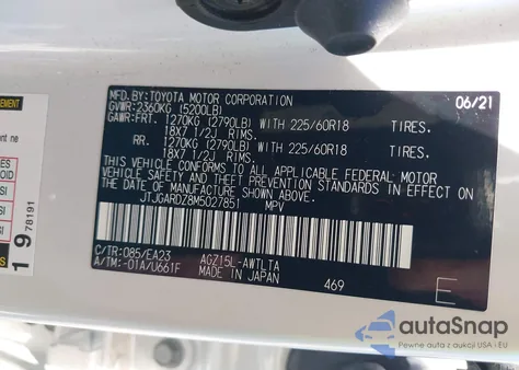 2021 Lexus Nx 300 from USA, damaged, VIN JTJGARDZ8M5027851